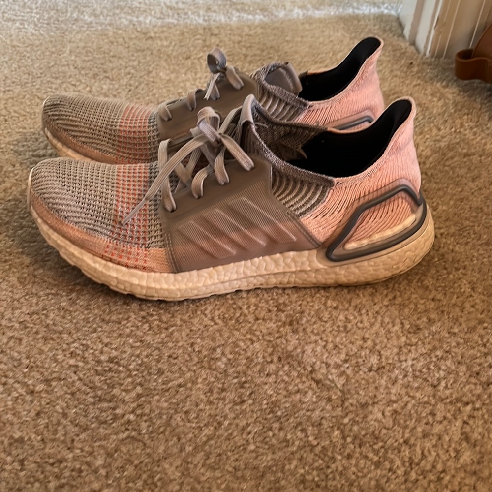 Women’s Adidas Ultraboost Size 12 Pink and Gray